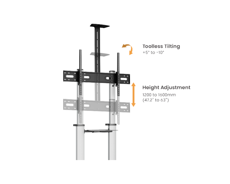 TV Stand: Vertex VX-TV-ST02 TV Stand 60"-100"